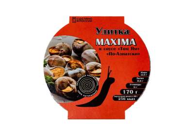 Улитка MAXIMA по-азиатски в соусе "Том Ям" в/м 0,17кг*10шт
