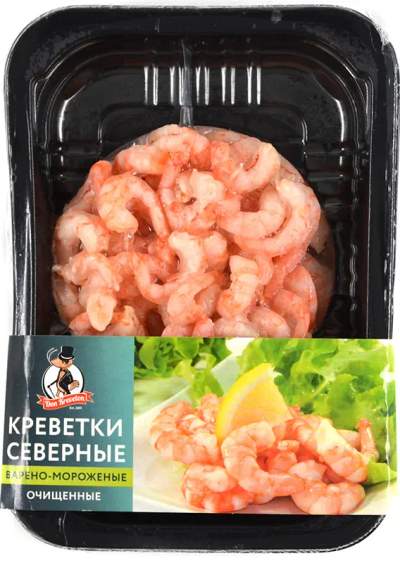 Креветки северные очищ в/м скин-пэк Don Kreveton 0,15кг*6шт