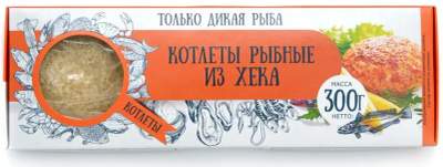 Котлеты рыбные из хека в панировке с/м Don Kreveton 0,3кг*16шт